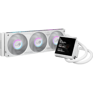 ASUS ROG STRIX LC IV 360 ARGB LCD WHT ホワイト ROGSTRIXLC4360ARGBLW-イメージ1