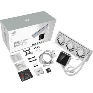ASUS ROG STRIX LC IV 360 ARGB LCD WHT ホワイト ROGSTRIXLC4360ARGBLW-イメージ11