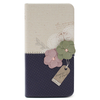 Happymori iPhone 8/7用ケース Memories of Paris Diary ダークブルー HM8233I7