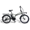 PELTECH 【電動アシスト自転車】X-adventure 36Vセンターモーターモデル 外装6段 折り畳みモデル カーキ TDN-246L-KH