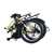 PELTECH 【電動アシスト自転車】X-adventure 36Vセンターモーターモデル 外装6段 折り畳みモデル カーキ TDN-246L-KH-イメージ2