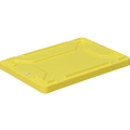 ＤＩＣプラスチック F型コンテナ蓋(ロック付) W423×D288×H36.5 黄 イエロー42329036.5F-4､F-8､F-12､F-17､F-21 FC944GK-5011752