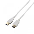 エレコム USB3．0延長ケーブル(A-A) 1．0m ホワイト USB3-E10WH