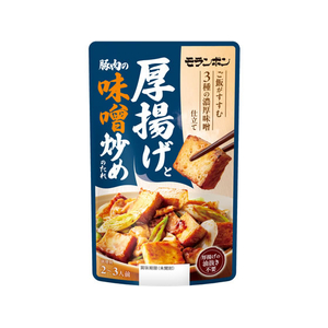モランボン 厚揚げと豚肉の味噌炒めのたれ FCG420U-イメージ1