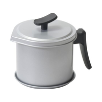 パール金属 chiiino シリコーンオイルポット 0.8L 受皿付 FC889NM-HB-6581