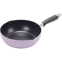パール金属 ふっ素加工IH対応目盛料理フライパン22cmラベンダー FC001NR-HC-69