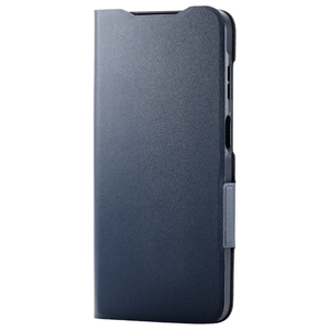 エレコム Galaxy A25 5G(SC-53F)用ソフトレザーケース 薄型 磁石付 ネイビー PM-G253PLFUNV-イメージ1