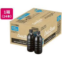 UCC Cold Brew BLACK ラベルレスボトル PET 500mL 24本 FCE670M-511319