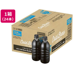 UCC Cold Brew BLACK ラベルレスボトル PET 500mL 24本 FCE670M-511319-イメージ1