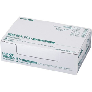 コクヨ 強粘着ふせん〈K2〉 75×50 7色ミックス パステル20冊 F028605-K2ﾒ-KP7550X20-イメージ9