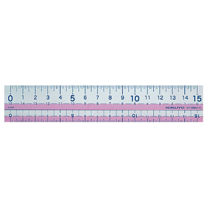 コクヨ 直線定規 まなびすと 15cm ピンク 15cmピンク1本 F847023-GY-GBA110P-イメージ1