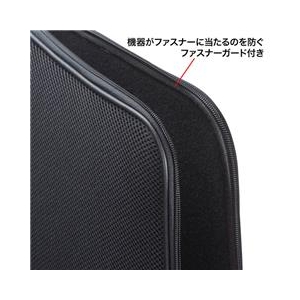 サンワサプライ 低反発3Dメッシュケース（15．6インチ対応） ブラック IN-SG15BK-イメージ2