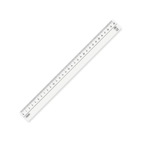 共栄プラスチック メタクリル直線定規 30cmA-2030 FC978WK-4605539
