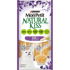 ネスレピュリナペットケア モンプチ ナチュラルキッス 貝柱入りまぐろゼリー(40g) ﾓﾝﾌﾟﾁNKｶｲﾊﾞｼﾗｲﾘMｾﾞﾘ-40G-イメージ1