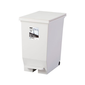 アスベル エバン 両開きペダルペール 40L ホワイト FCU3604-A6304-イメージ1