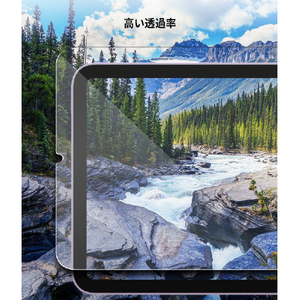araree iPad(第9/8/7世代)用SUBCORE 抗菌強化ガラスフィルム AR22234-イメージ13