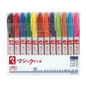 寺西化学工業 マジックインキNO.700極細12色セット F033918-M700C-12-イメージ1
