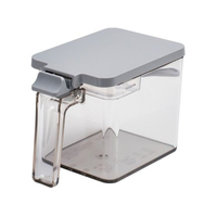 アスベル フォルマ 密閉 調味料ポット プッシュ R 700mL グレー FCF406N-A1147