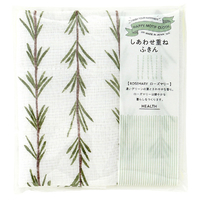 藤栄 ハッピーモチーフ しあわせ重ねふきん ローズマリー KF007ｶﾔﾌｷﾝﾛ-ｽﾞﾏﾘ-