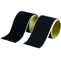 トラスコ中山 マジックテープ[[R下]]弱粘着幅100mm×長1m黒(1巻=1セット) FC766GT-3619613