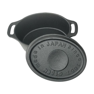 及源鋳造 盛栄堂 ココット キャセロール オーバル F-418 鉄製 FC520LR-6002900-イメージ1