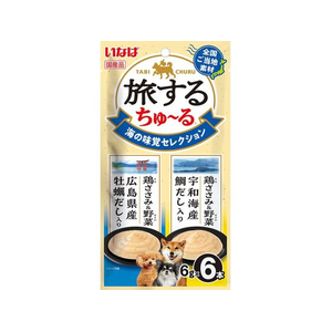 いなば 旅するちゅーる 海の味覚セレクション 6g×6P FCE073K-イメージ1