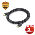 JTT スリムHDMIケーブル 3m JTHDMI30-SLBK