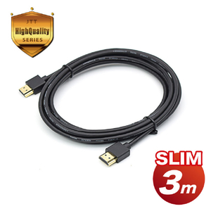 JTT スリムHDMIケーブル 3m JTHDMI30-SLBK-イメージ1