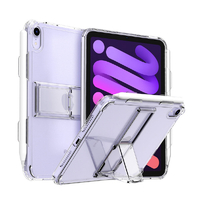 araree iPad mini (A17 Pro)/ (第6世代)用FLEXIELD ペンホルダー付きスタンドケース クリア AR22235