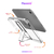araree iPad mini (A17 Pro)/ (第6世代)用FLEXIELD ペンホルダー付きスタンドケース クリア AR22235-イメージ6