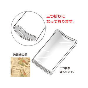 タカ印 包装紙 ビアチューレ 半才判(530×770mm) 50枚 FC43133-49-1427-イメージ3