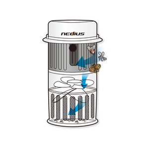 スイデン nedius 吸引式捕虫器 F033422-NMT-15A1JG-W-イメージ3