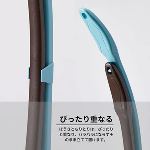 日本クリンテック Becco ほうきちりとりセット マーレ ブルー FCG040Y-イメージ3