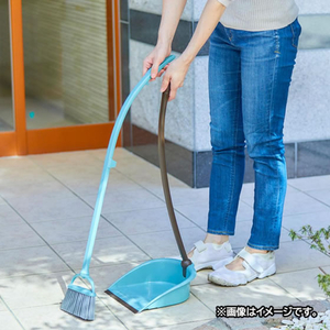 日本クリンテック Becco ほうきちりとりセット マーレ ブルー FCG040Y-イメージ6