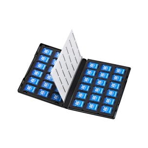 サンワサプライ DVDトールケース型メモリーカード管理ケース(SDカード用・両面収納タイプ) FC-MMC21SD-イメージ2