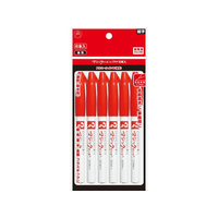 寺西化学工業 マジックインキNo.700 極細 6本パック 赤 FCE229U-M700-T2-6P