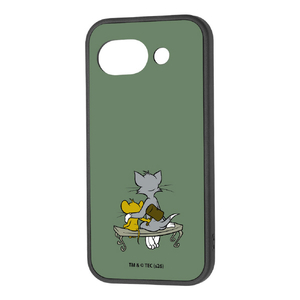 レイ・アウト Google Pixel 10a用 / トムとジェリー / maru 衝撃吸収 バンパー ハイブリッドケース ハンマー RJ-WGP10AK4TB/TJ12-イメージ1