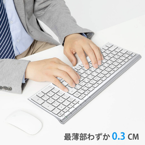 iClever Bluetoothキーボード IC-BK22 E03-2519J-11-イメージ2