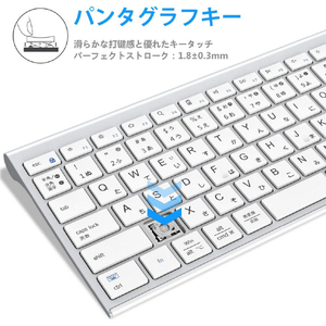 iClever Bluetoothキーボード IC-BK22 E03-2519J-11-イメージ7