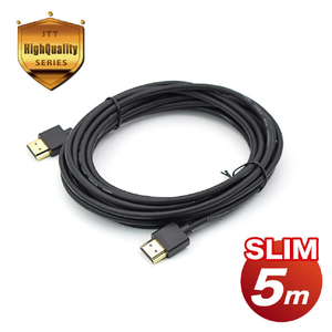 JTT スリムHDMIケーブル 5m JTHDMI50-SLBK-イメージ1