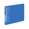 コクヨ クリヤーブック ウェーブカット B6横 20P 青 10冊 FC03465-ﾗ-T568B