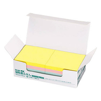 コクヨ 強粘着ふせん〈K2〉 75×75 7色ミックス パステル10冊 F028606-K2ﾒ-KP7575X10