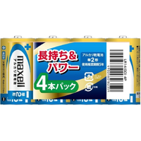 マクセル 単2形アルカリ乾電池 4本パック LR14GD4P