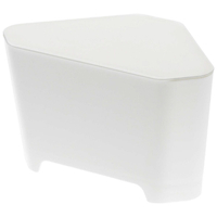 山崎実業 浮かせる フタ付き三角コーナー アクア ホワイト ｳｶｾﾙﾌﾀﾂｷｻﾝｶｸｺ-ﾅ-ｱｸｱWH