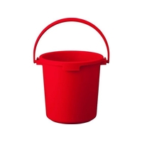 トラスコ中山 PPカラーバケツ 22L 赤 FC766HF-4779835