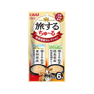 いなば 旅するちゅーる 地鶏堪能セレクション 6g×6P FCE074K-イメージ1