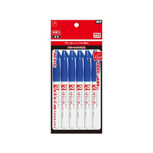 寺西化学工業 マジックインキNo.700 極細 6本パック 青 FCE230U-M700-T3-6P-イメージ1