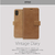ZENUS iPhone XS Max用ケース Vintage Diary ビンテージブラウン Z14236I65-イメージ2