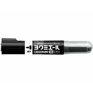 コクヨ ホワイトボード用マーカー(ヨクミエール)直液カートリッジ式 細字 黒 F892213-PM-B501D-イメージ1