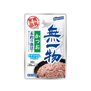 はごろもフーズ 無一物パウチ かつお一本釣り漁法 40g FC918PM-3701-イメージ1